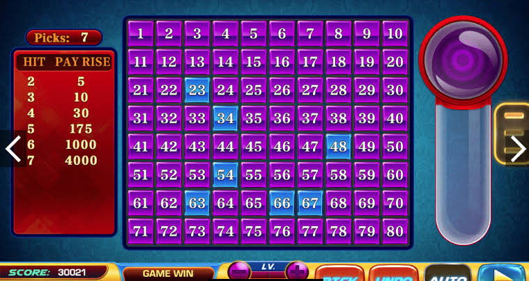 Ultra Panda keno game