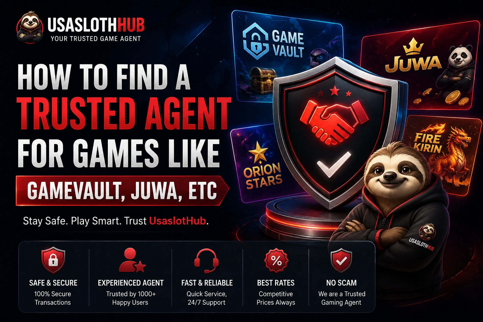 How to Find a Trusted GameVault and Juwa Agent - USA Slot Hub