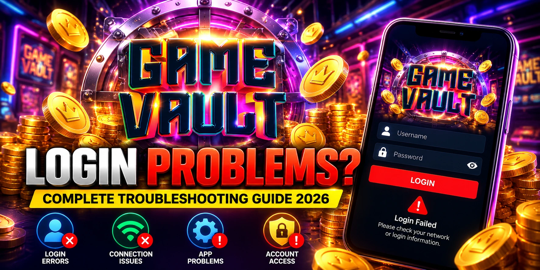 Game Vault 777 Login Problems Complete Troubleshooting Guide 2026