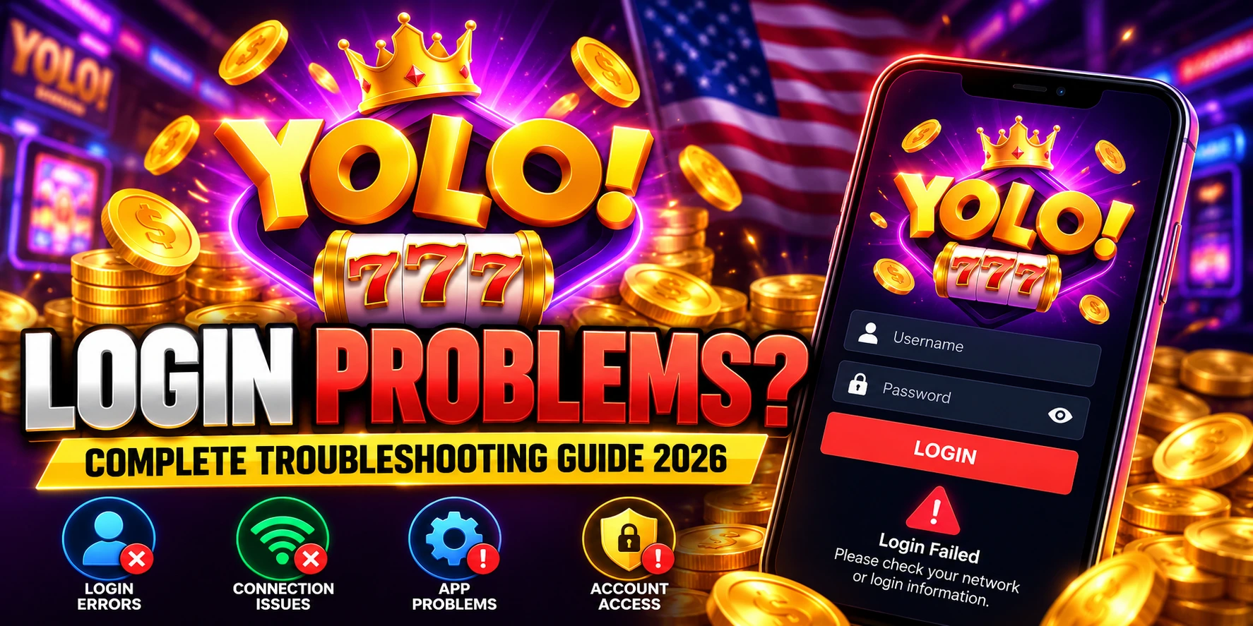 YOLO 777 Login Problems Complete Troubleshooting Guide 2026